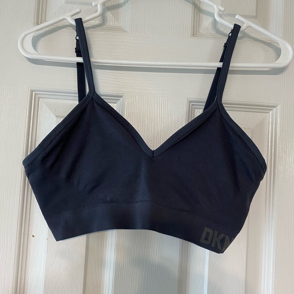 Dkny Other - DKNY Black Seamless Bra with Adjustable Straps